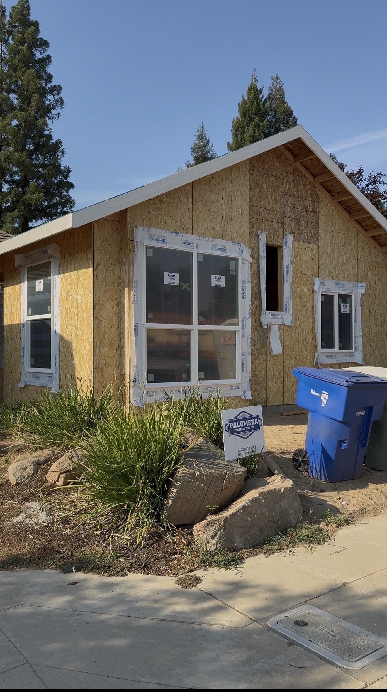 Residential construction in progress