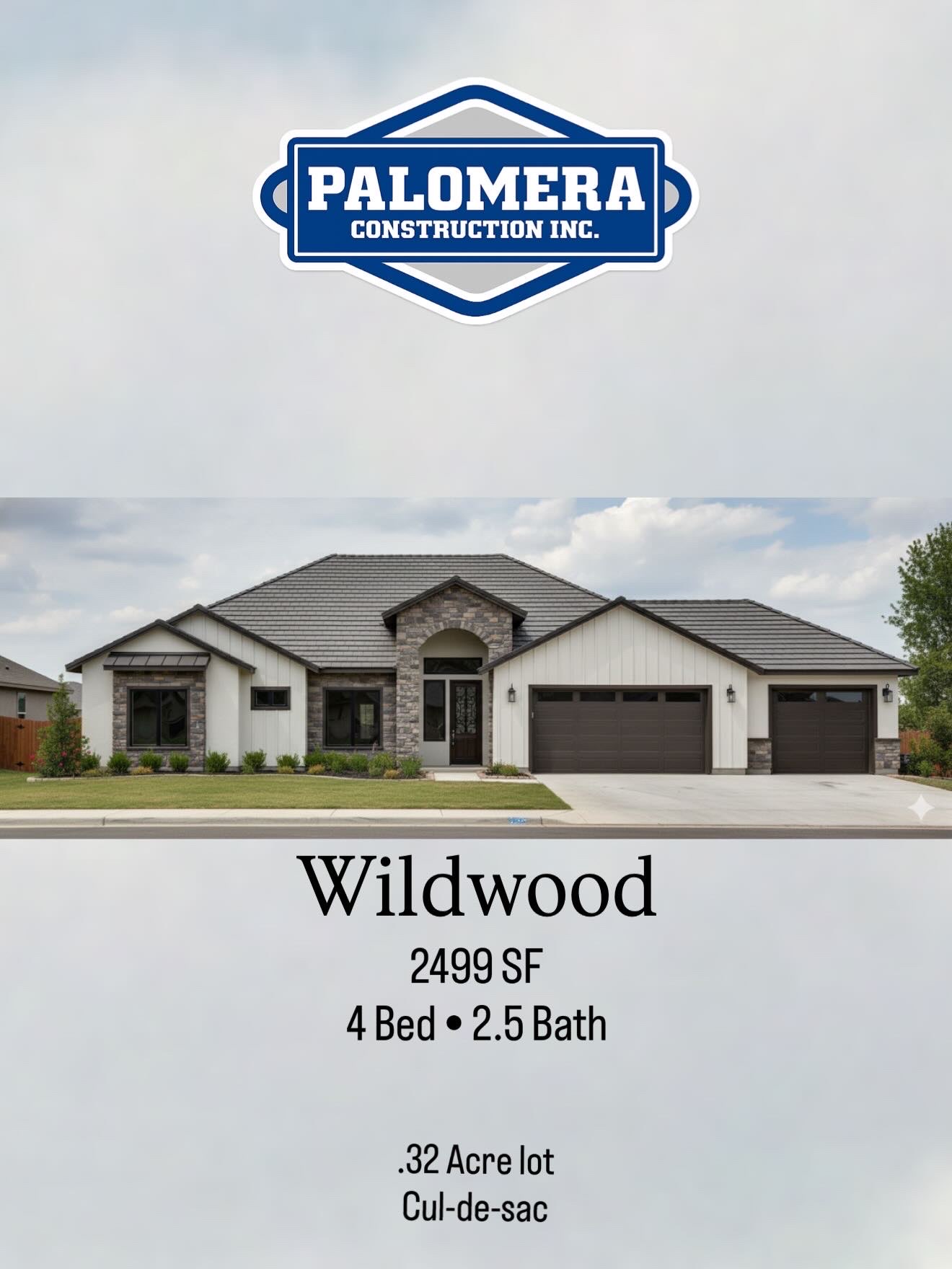 Modern farmhouse exterior, Project Wildwood